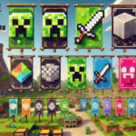 minecraft (2009) game icons banners