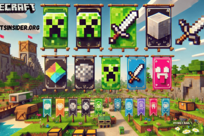 minecraft (2009) game icons banners